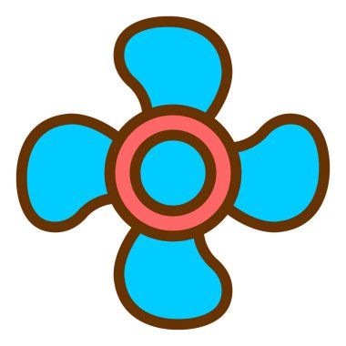 Hayran. Web simgesi basit illüstrasyon