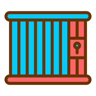 Bir bank simgesinin vektör illüstrasyonu