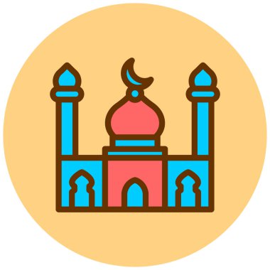 Cami. Web simgesi basit tasarım