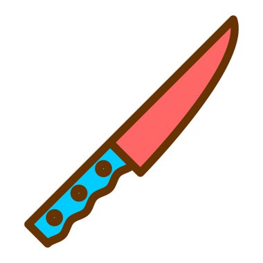 bıçak simgesi vektör illüstrasyonu