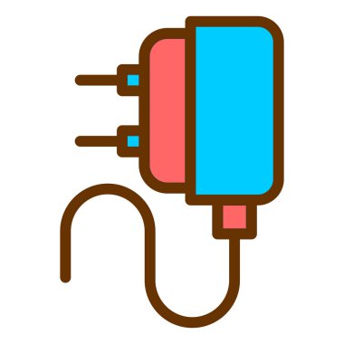 Fiş. Web simgesi basit illüstrasyon