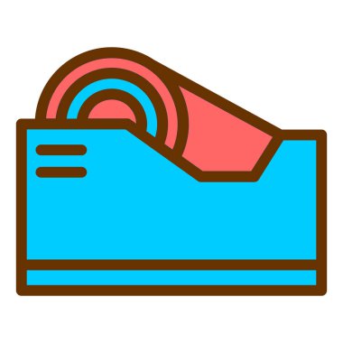 Tek izole edilmiş simgenin vektör illüstrasyonu 