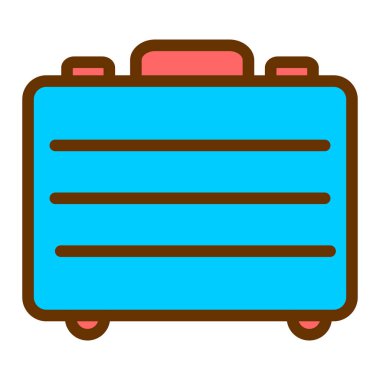 Çanta. Web simgesi basit tasarım