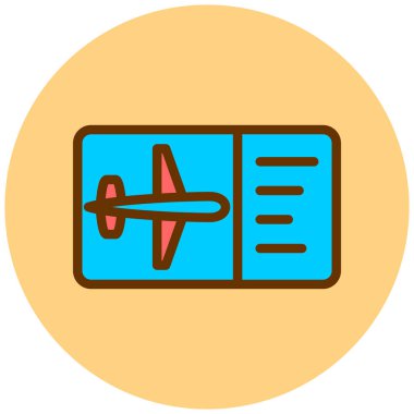 Seyahat. Web simgesi basit illüstrasyon