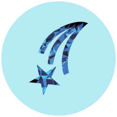 Yıldız. Web simgesi basit illüstrasyon