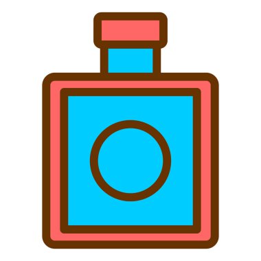 Parfüm. Web simgesi basit illüstrasyon