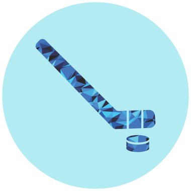 hokey ikonu vektör illüstrasyonu