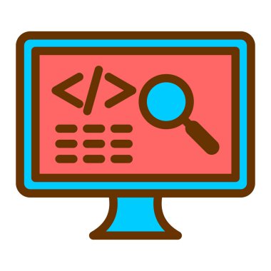 bilgisayar ekranı vektör simgesi