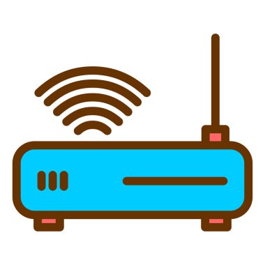 yönlendirici vektör düz renk simgesi