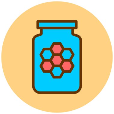 Bal kavanozu Basit resimleme