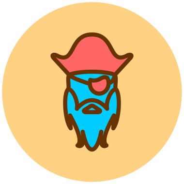 Kafatası. Web simgesi basit illüstrasyon