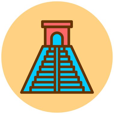 Bir kilise simgesinin vektör illüstrasyonu