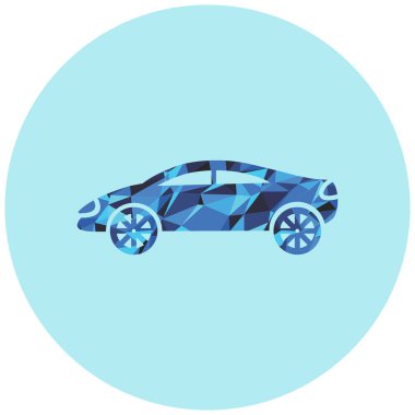 Araba web simge vektör çizim 
