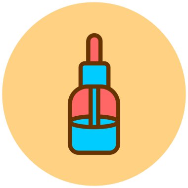 Parfüm. Web simgesi basit illüstrasyon