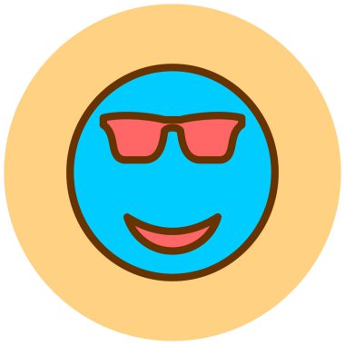 Yüz maskesi. Web simgesi