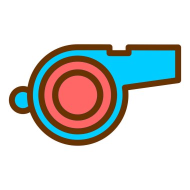 Islık. Web simgesi basit illüstrasyon