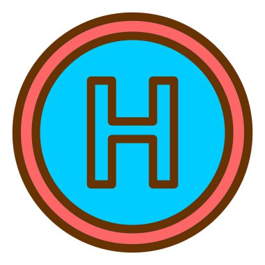 Yol işareti simgesinin vektör illüstrasyonu