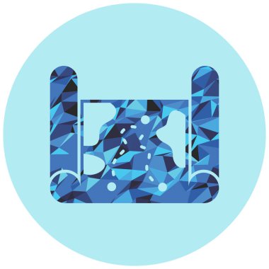 M harfi, vektör illüstrasyonu