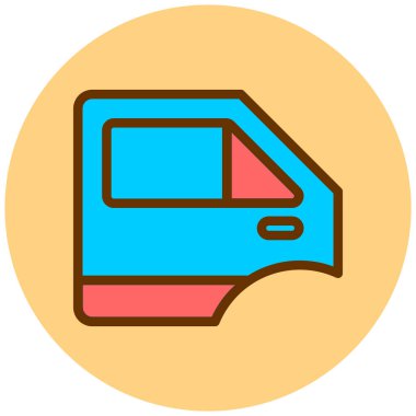 - Araba. Web simgesi basit illüstrasyon