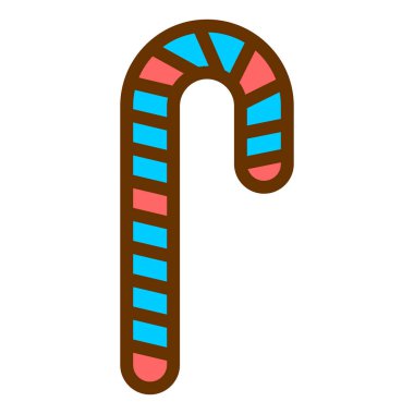 Şeker kamışı ikonu vektörü. düz biçim illüstrasyonu.