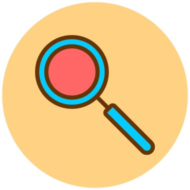 Ara. Web simgesi basit illüstrasyon