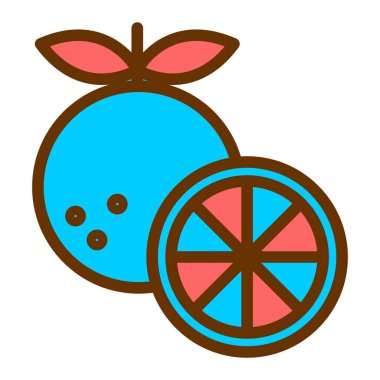 Meyve. Web simgesi basit illüstrasyon