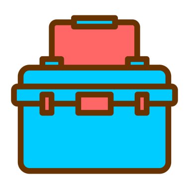 Çanta. Web simgesi basit tasarım