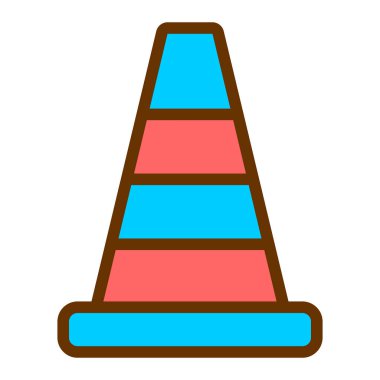 Koni. Web simgesi basit illüstrasyon