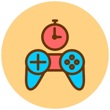 Oyun sahası. Web simgesi basit illüstrasyon