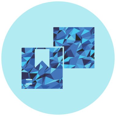 Bir harfin vektör illüstrasyonu