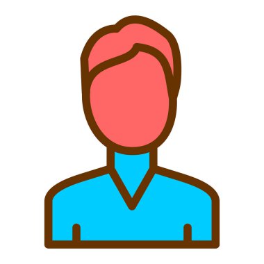 avatar. Web simgesi basit tasarım