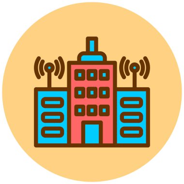 Cep telefonu. Web simgesi basit illüstrasyon