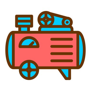 araba dağıtım vektör simgesi