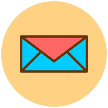 E- posta simgesi vektör illüstrasyonu