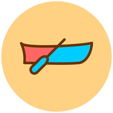 Kano. Web simgesi basit illüstrasyon