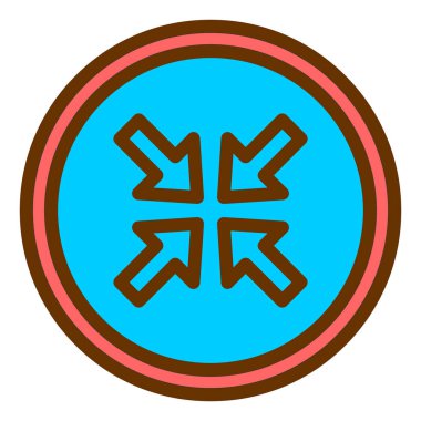 Ok simgesi. vektör illüstrasyonu