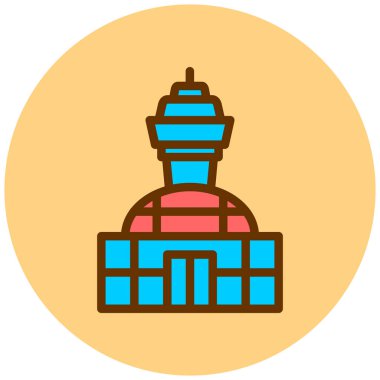 Yapı simgesinin vektör illüstrasyonu