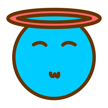 Yüz ifadesi. Basit resimleme