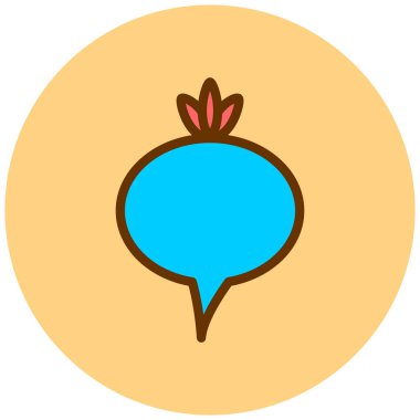 Pancar. Web simgesi basit illüstrasyon