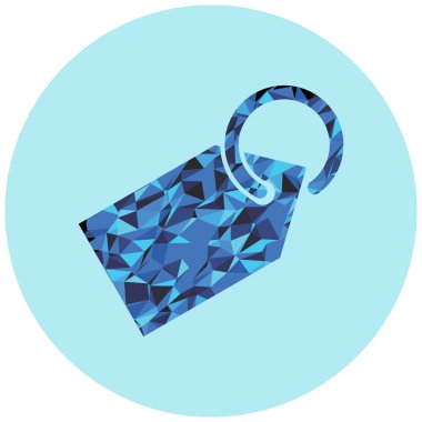 etiket web simgesi vektör illüstrasyonu 