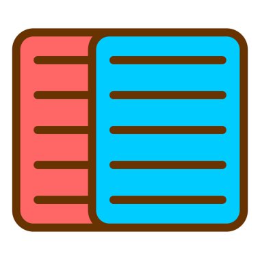 Dosya. Web simgesi basit illüstrasyon