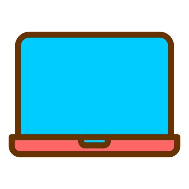 Bilgisayar. Web simgesi basit tasarım