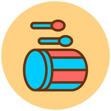 Bir spor simgesinin vektör illüstrasyonu