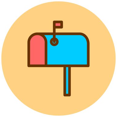 E- posta simgesi vektör illüstrasyonu