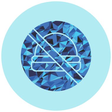 Mavi ve beyaz daireli soyut arkaplan