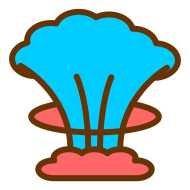 Çiçek. Web simgesi basit illüstrasyon