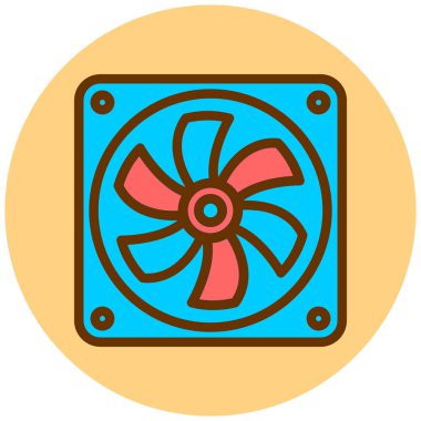 Hayran. Web simgesi basit illüstrasyon