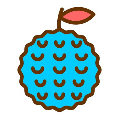 Bir karikatür meyvesinin vektör çizimi