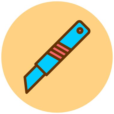 Bıçak. Web simgesi basit illüstrasyon