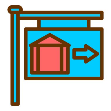 Tek izole edilmiş simgenin vektör illüstrasyonu 